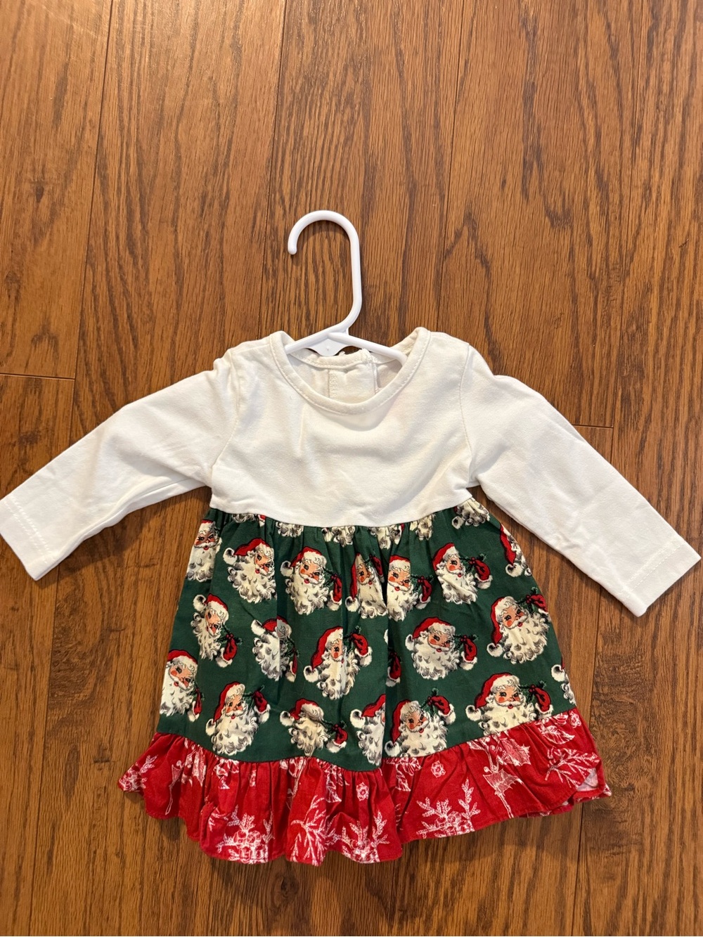 Ricrac & Ruffles Vintage Santa Dress- EUC